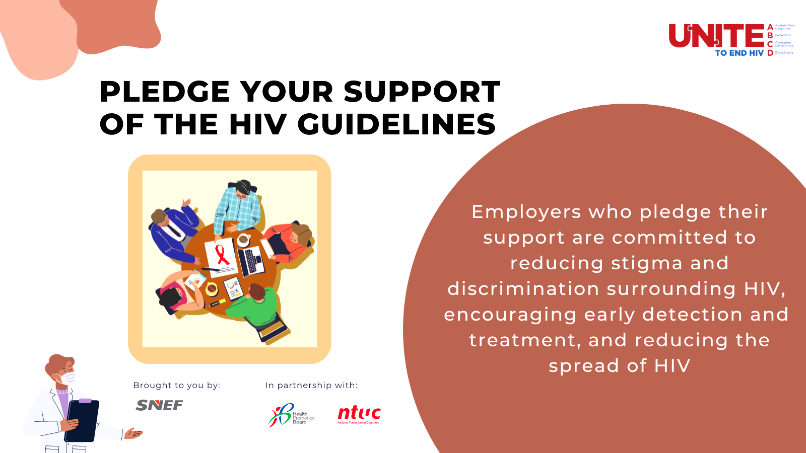 HPB, NTUC, and SNEF release updated guidelines on managing HIV in the workplace
